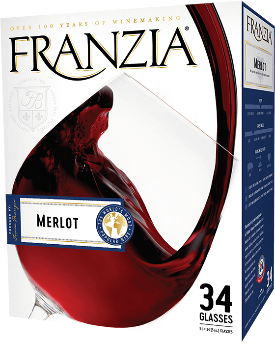 merlot wine box