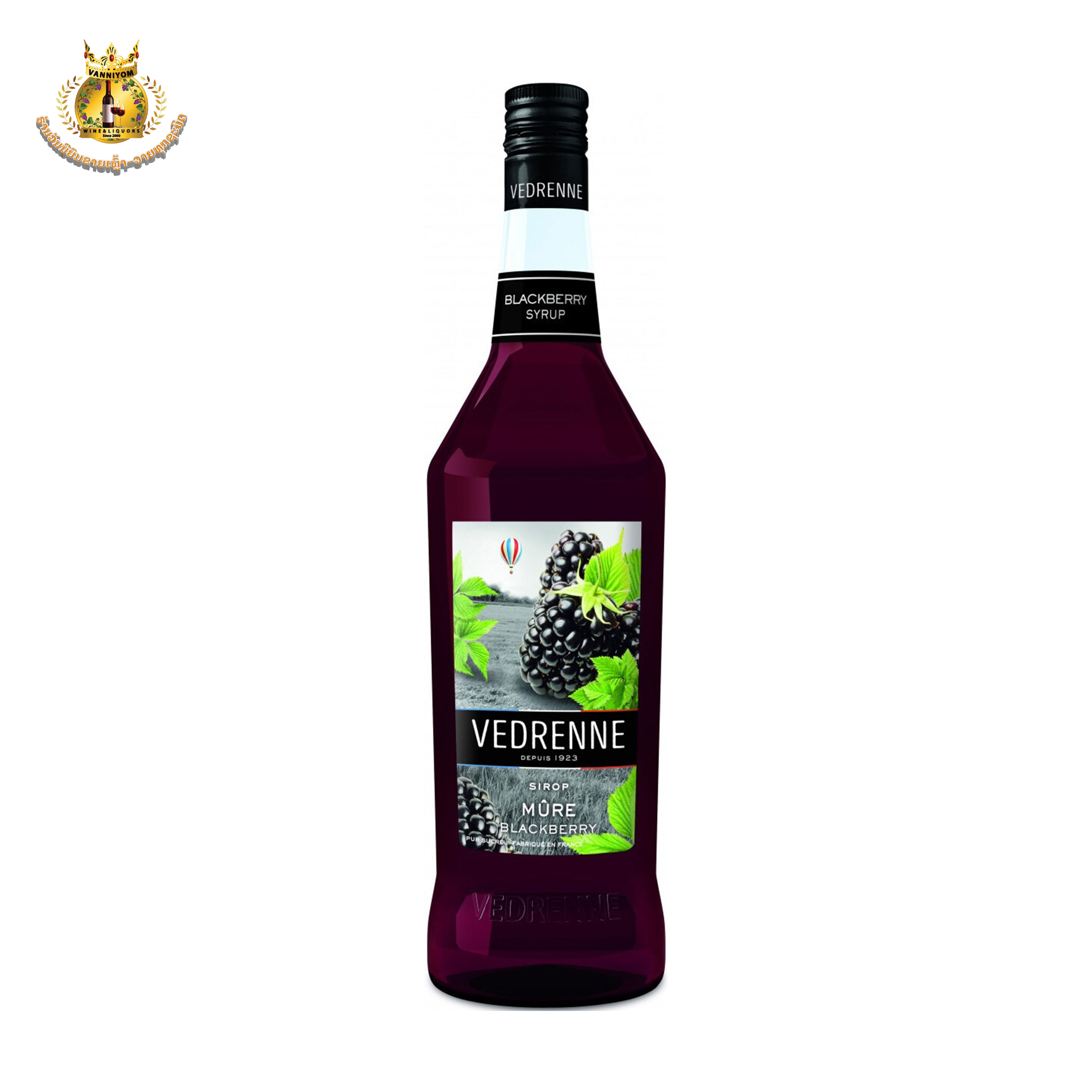 VEDRENNE SYRUP 1L GREEN MINT - Vanniyom Wine