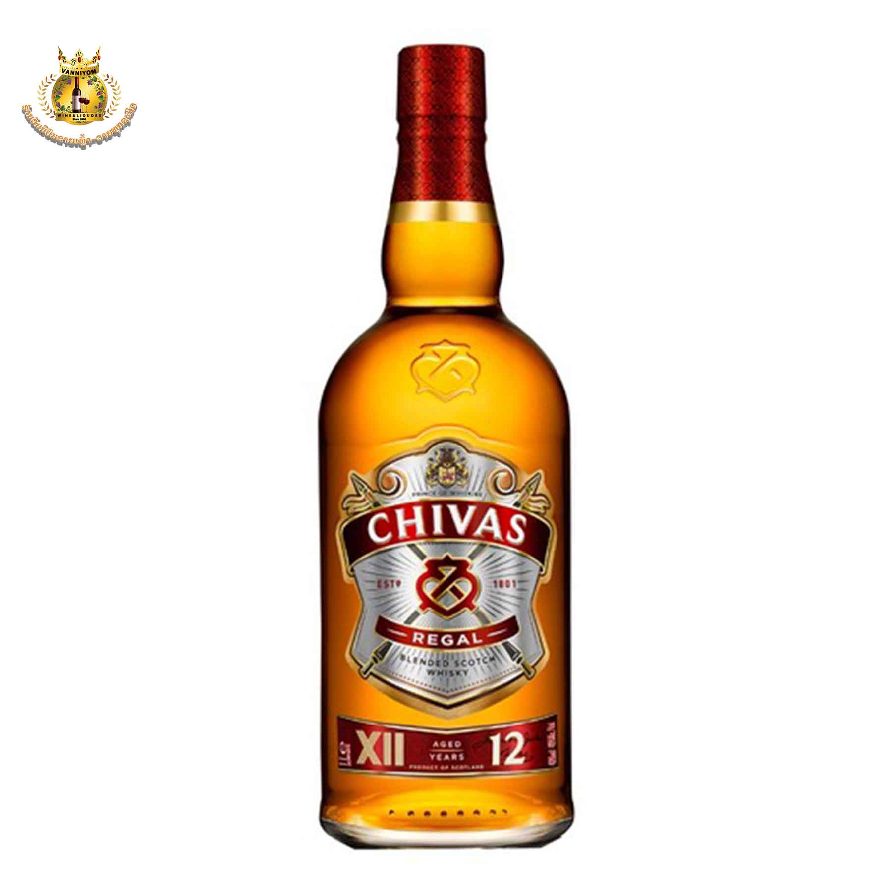 CHIVAS REGAL ウイスキー Chivas Regal 12Y BLENDED Scotch Whisky 1L 40% NRF GB - Vanniyom Wine